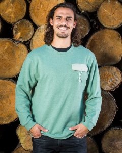 String2 Sweater Fair Wear Foundation Upcycling Mode Nachhaltig Hanf Bio Baumwolle Umwelt Klimawandel T-Shirt Vegan 1% for the Planet